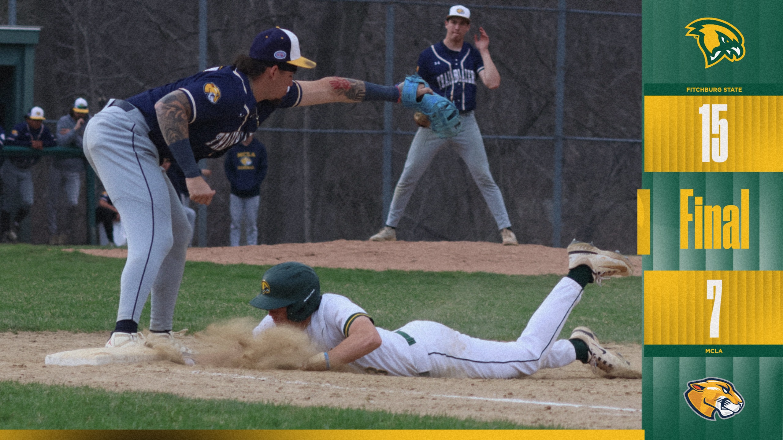 3 Falcons homer in route to win over MCLA