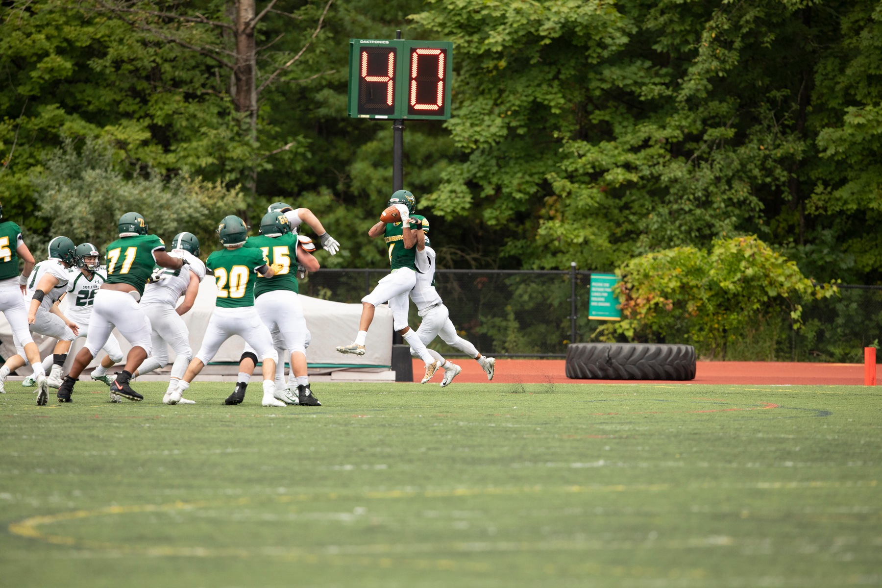 Falcons Rally Past Spartans for Win, 12-10