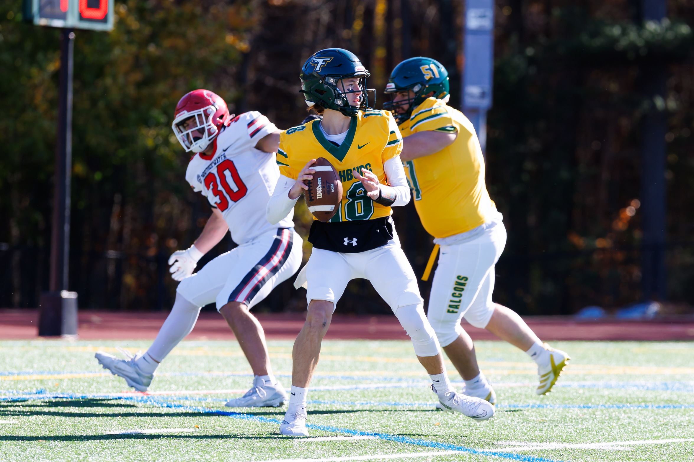 Football Falls to Plymouth State in MASCAC Action