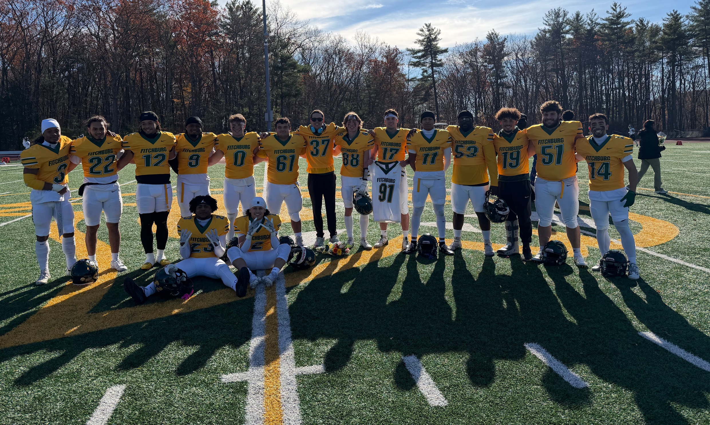 Football Falls Short to Westfield on Senior Day