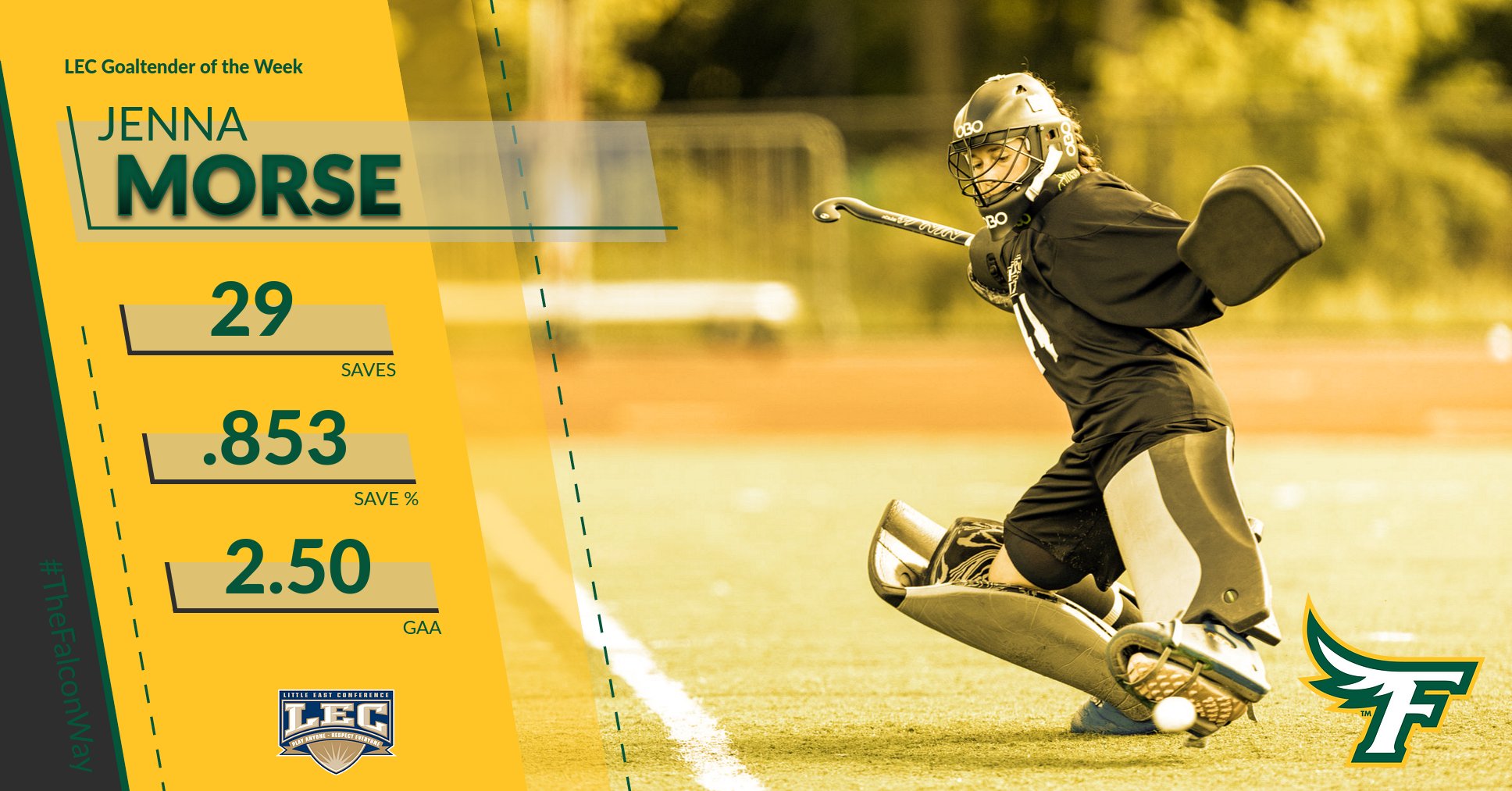 Morse Selected LEC Goalkeeper Of The Week