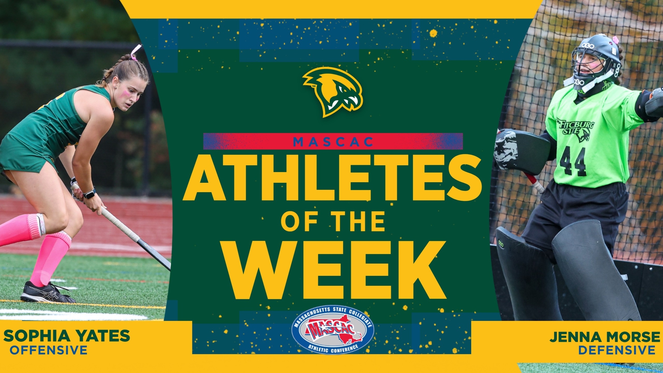 Field Hockey Pair Collect MASCAC Weekly Honors