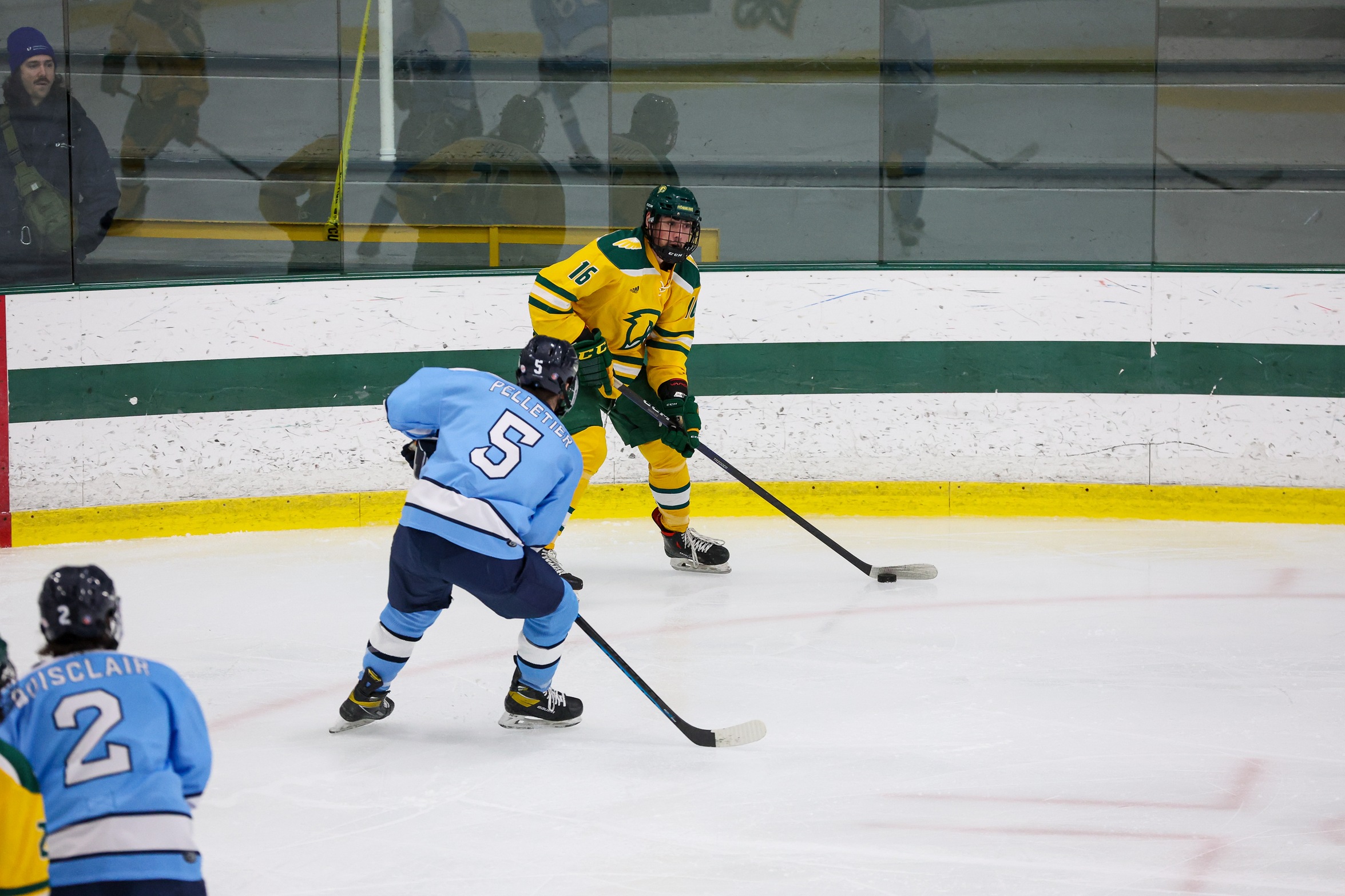 Ice Hockey Topped By Greyhounds In Non-Conference Action