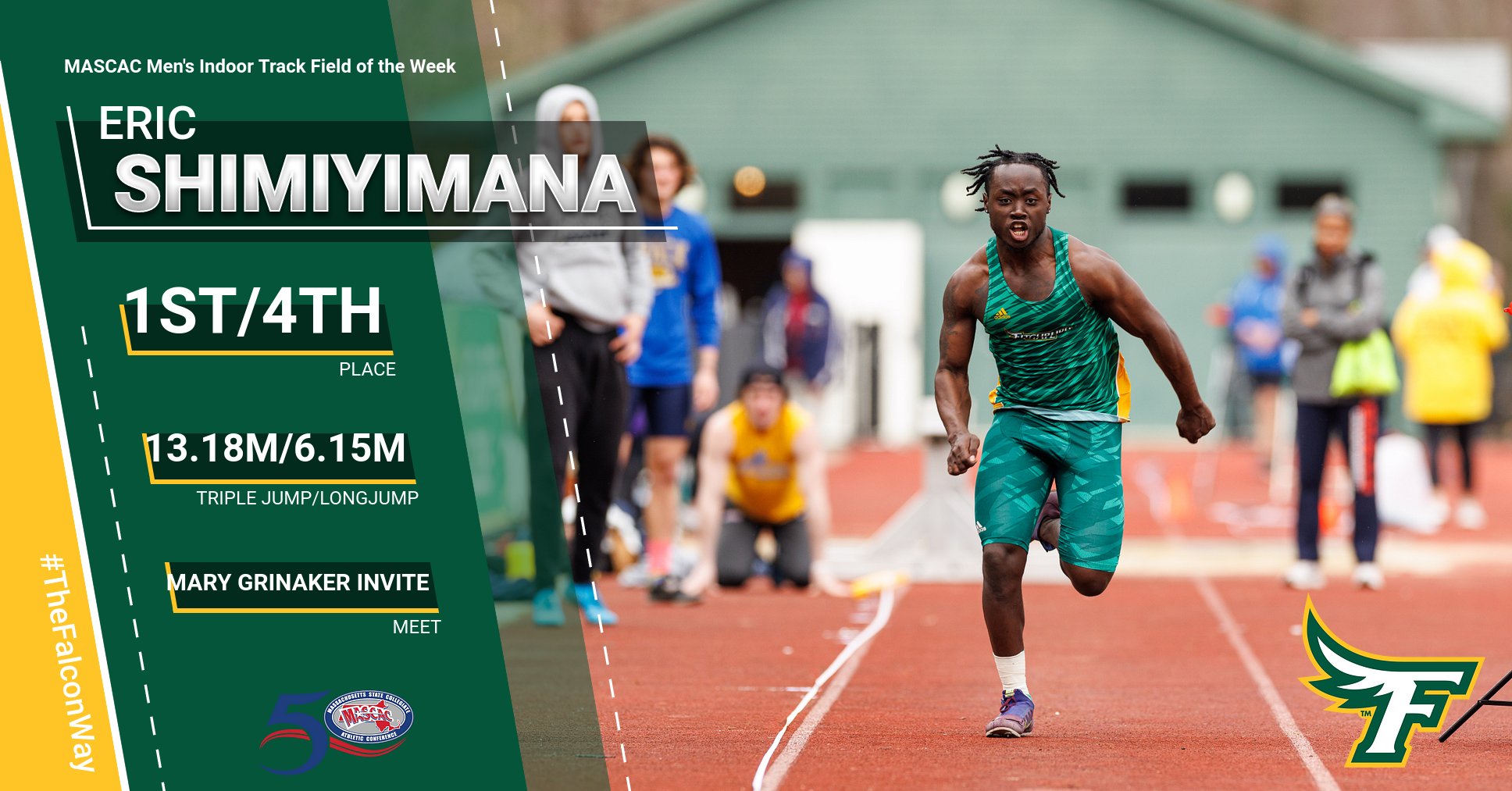 Shimiyimana Named Men&rsquo;s Indoor Track Field of the Week
