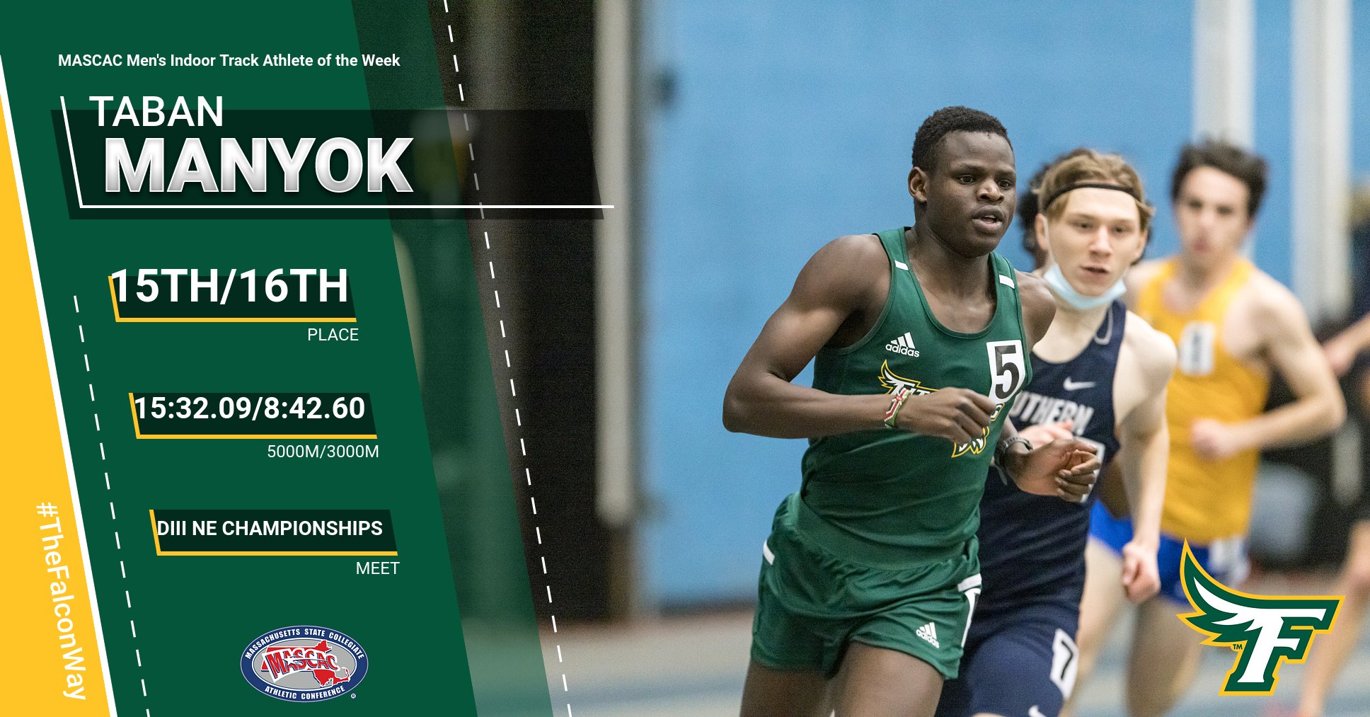 Manyok Tabbed Men&rsquo;s Indoor Track Athlete Of The Week