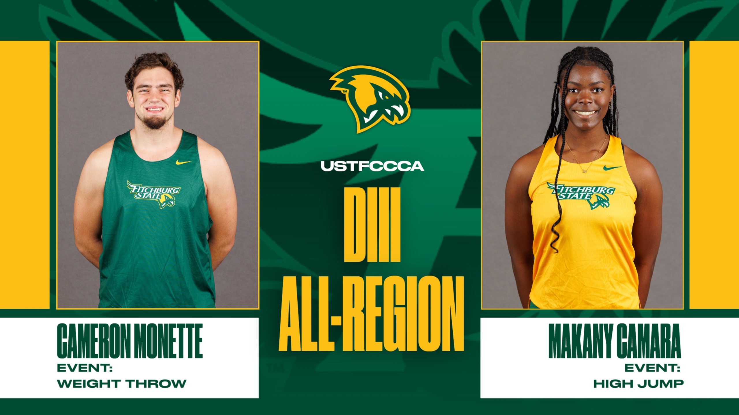 Monette And Camara Named To USTFCCCA East All-Regional Team