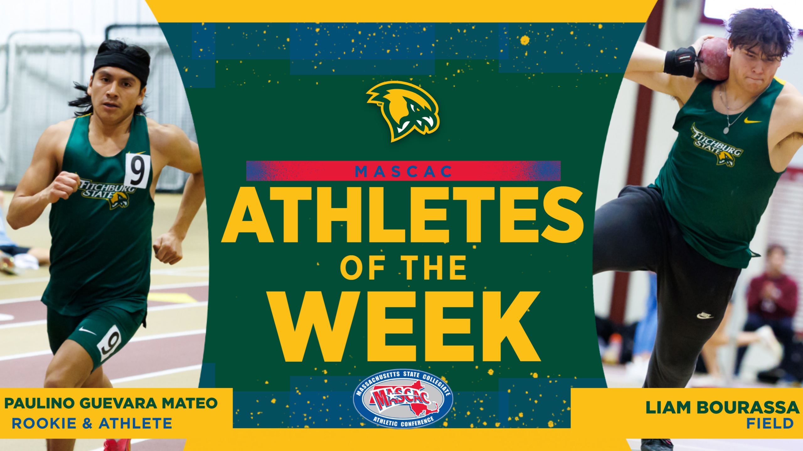 Bourassa & Guevara Mateo Sweep MASCAC Weekly Honors