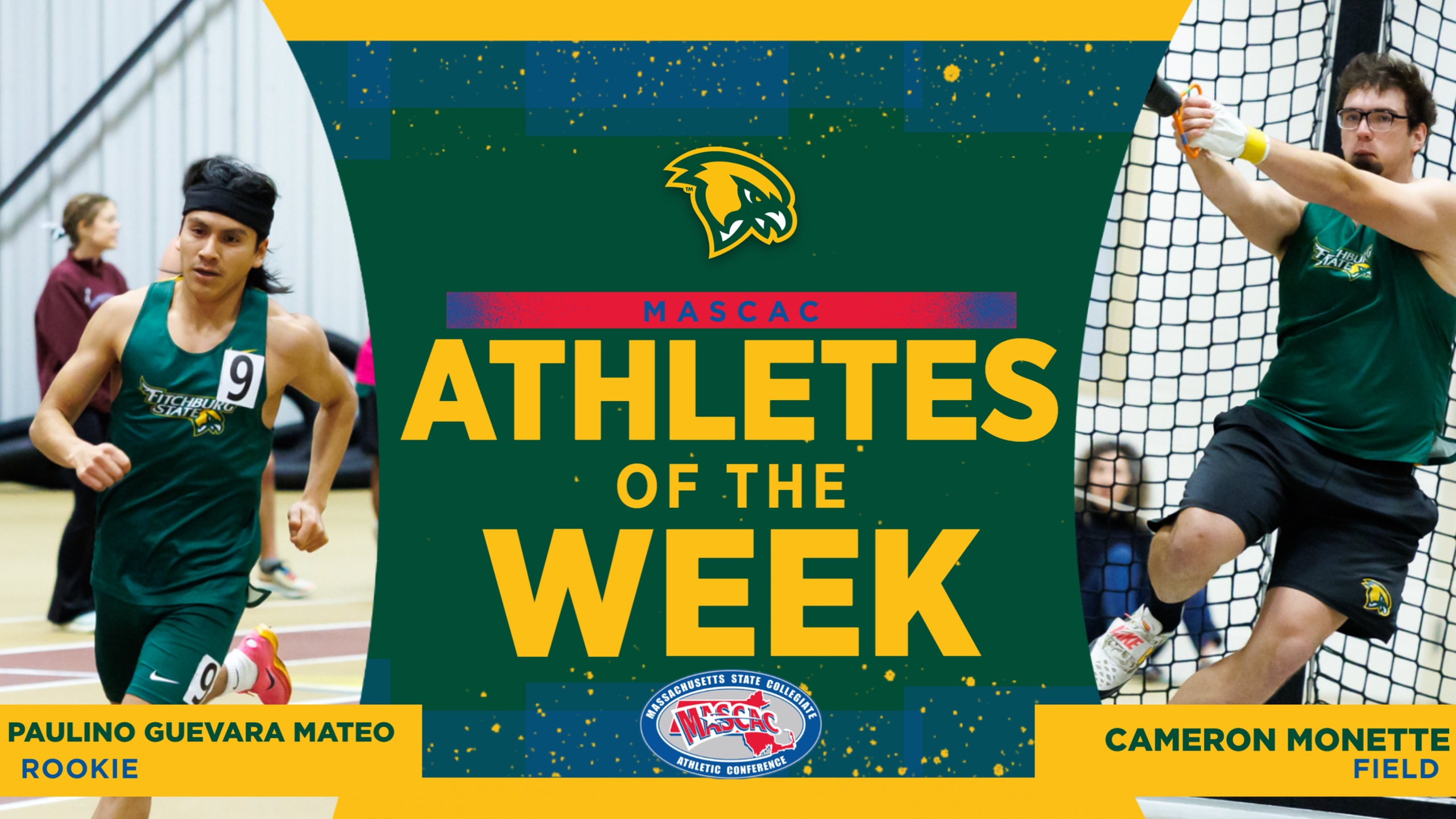 Monette & Guevara Mateo Earn MASCAC Weekly Honors