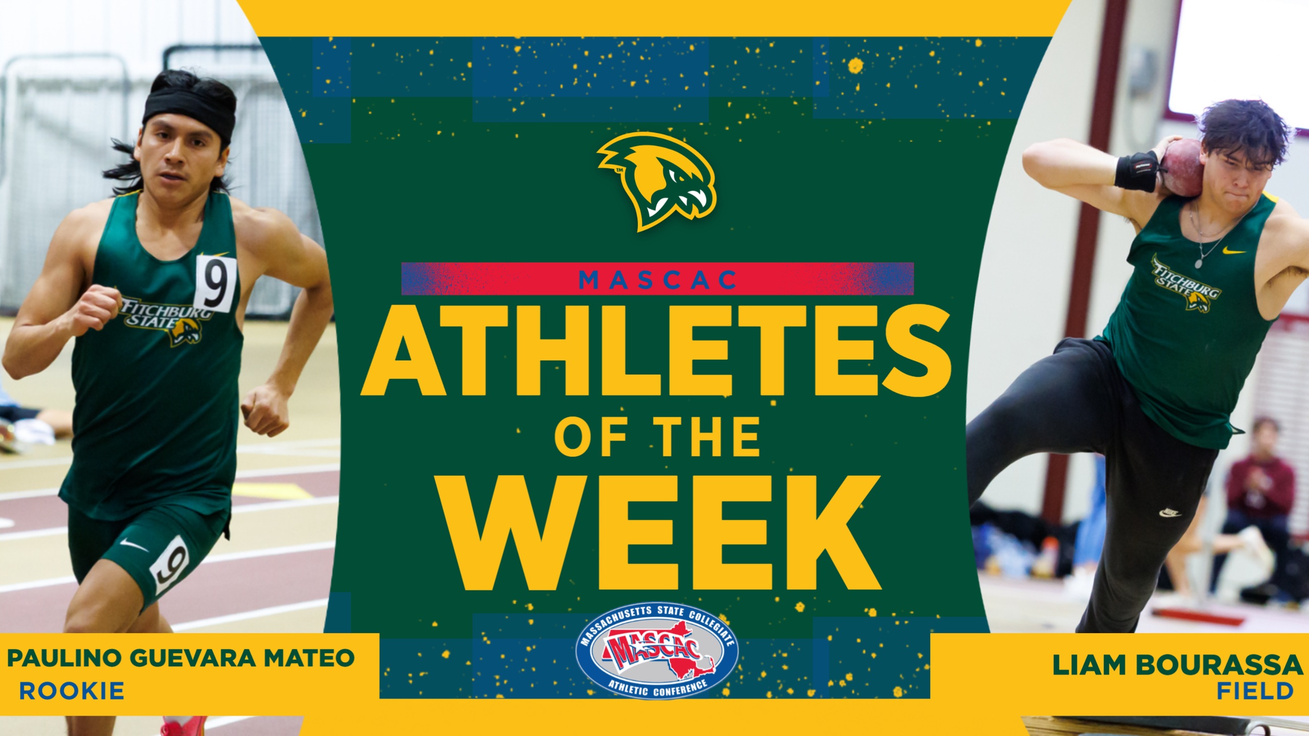 Bourassa & Guevara Mateo Collect MASCAC Weekly Honors