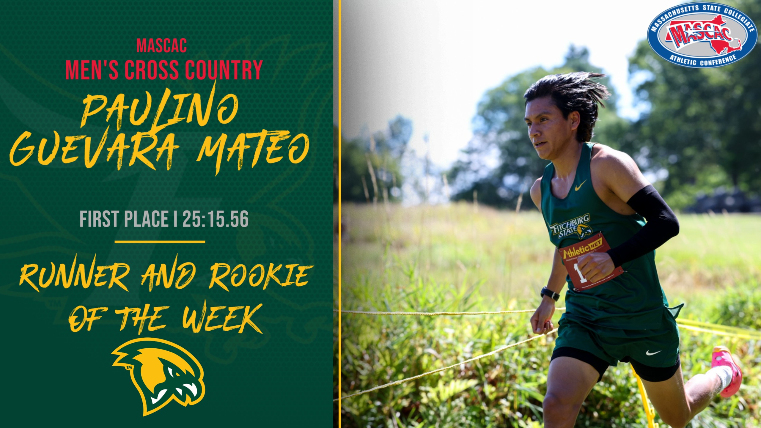 Guevara Mateo Named MASCAC MXC Runner & Rookie Of The Week
