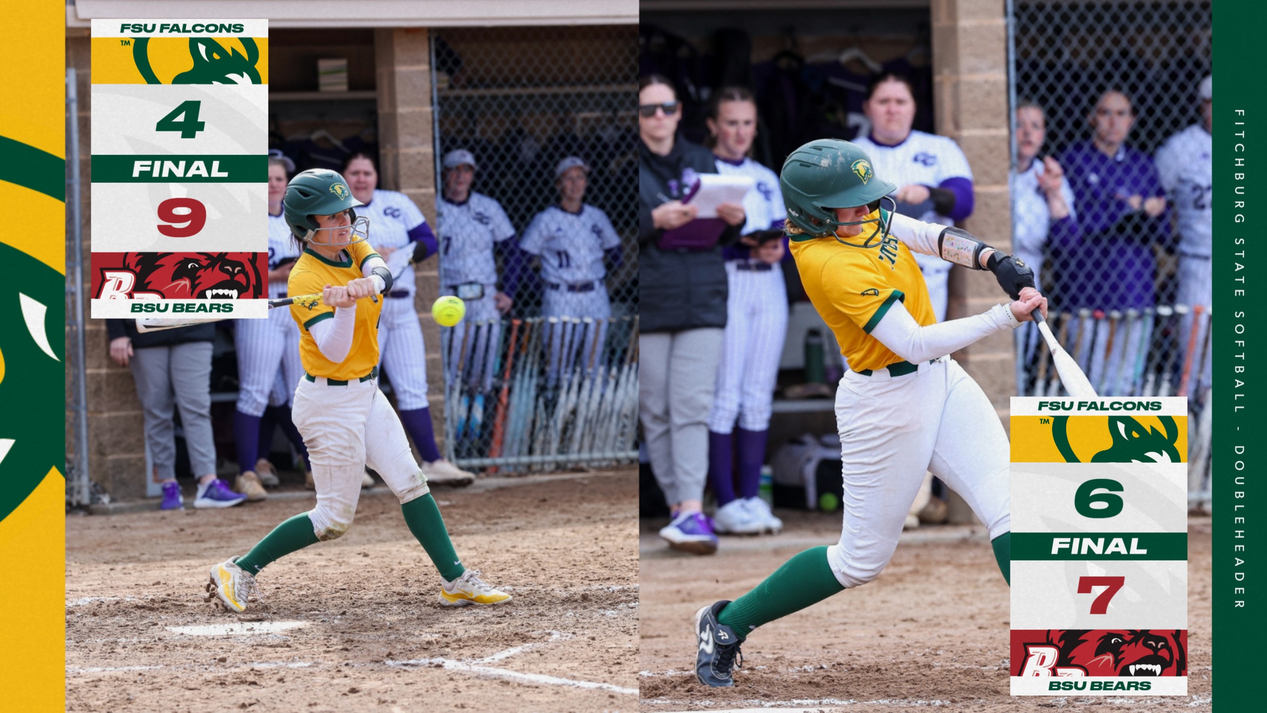 Softball Drops Twin Bill To Bears In MASCAC Opener