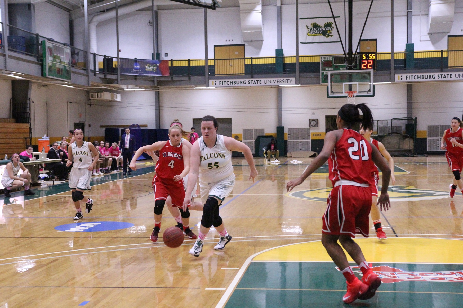 Falcons Fall to Bears, 77-65