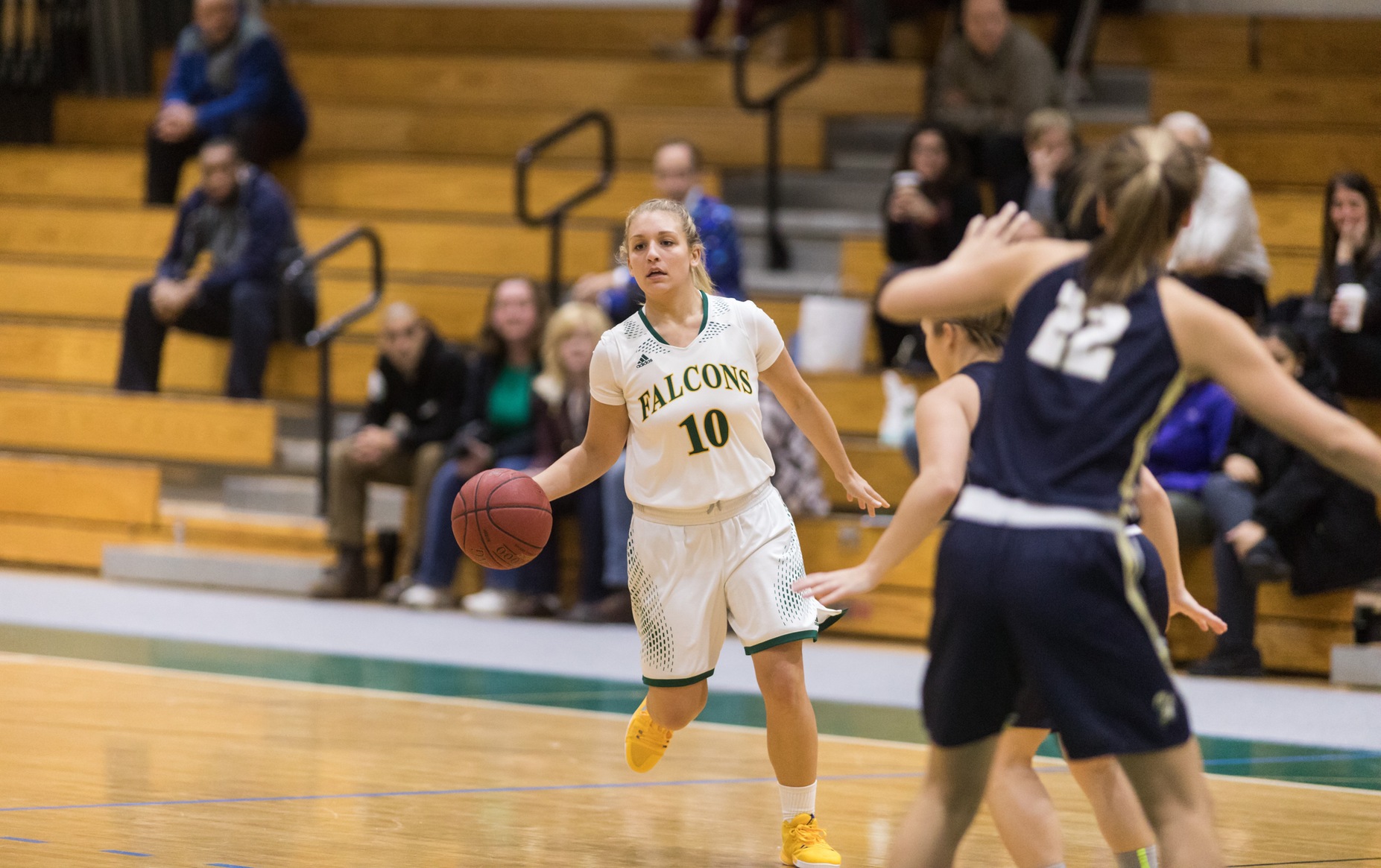 Falcons Edged By Rams, 69-61