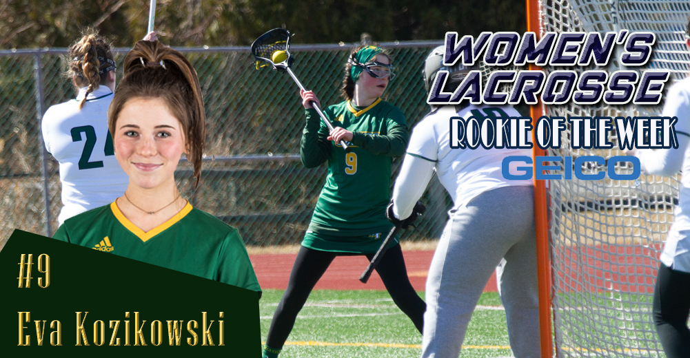 Kozikowski Named MASCAC Women&rsquo;s Lacrosse Rookie Of The Week