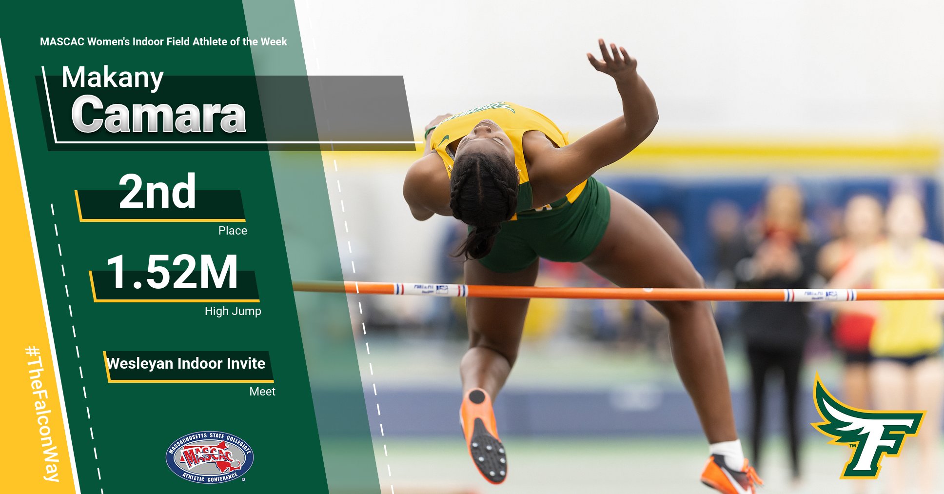 Camara Selected Women&rsquo;s Indoor Field Athlete of the Week