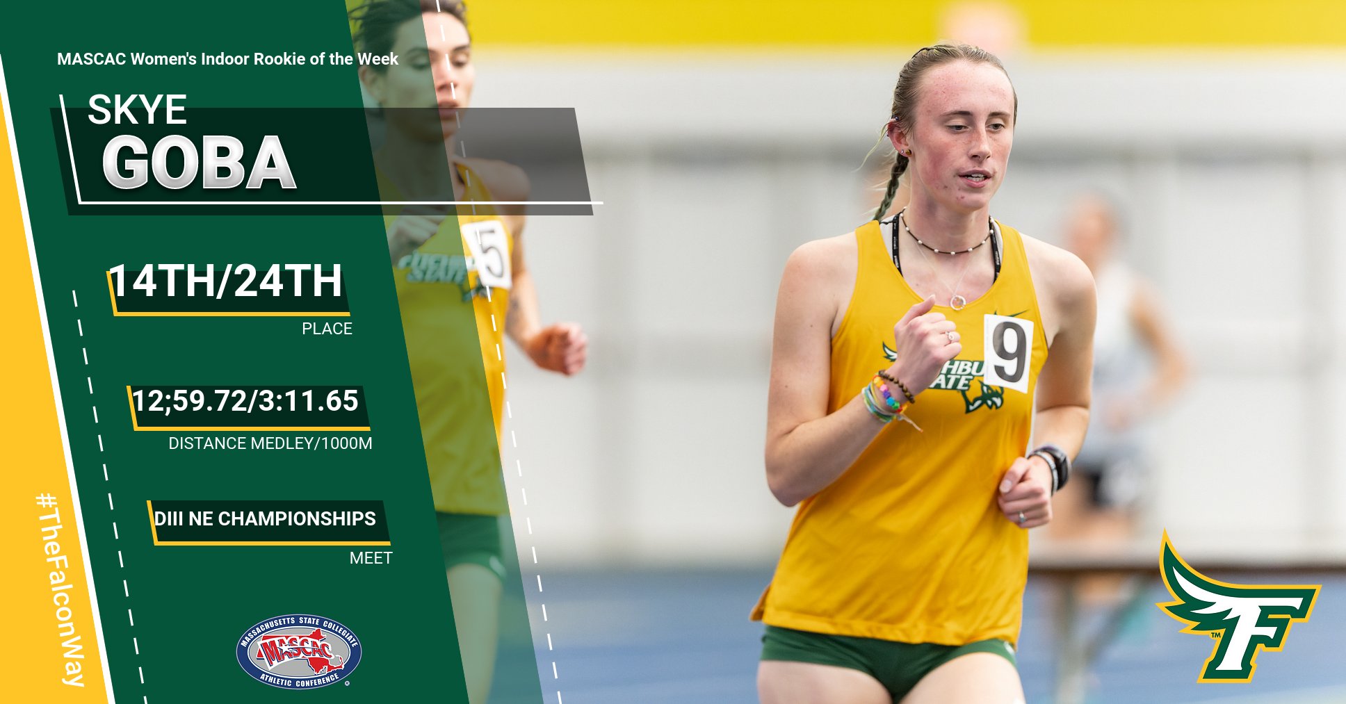 Goba Selected Women&rsquo;s Indoor Track Rookie of the Week