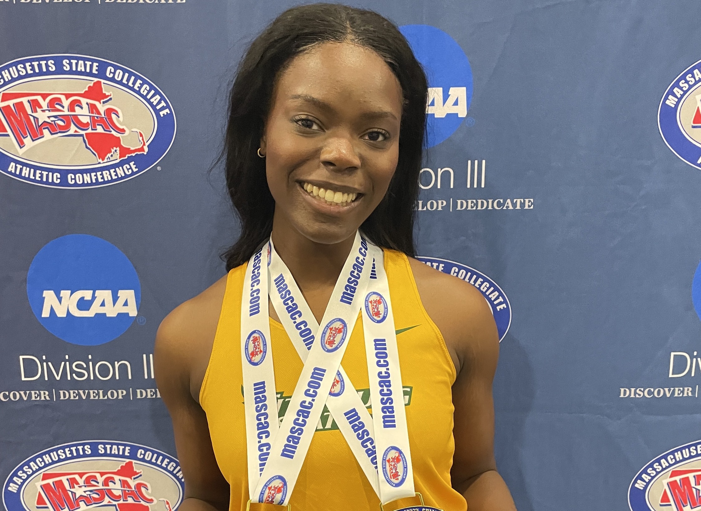 Women's Indoor Track senior Makany Camara