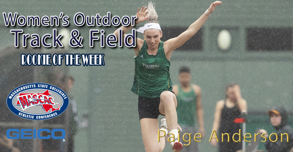 Anderson Named MASCAC Women&rsquo;s Outdoor Track Rookie Of The Week