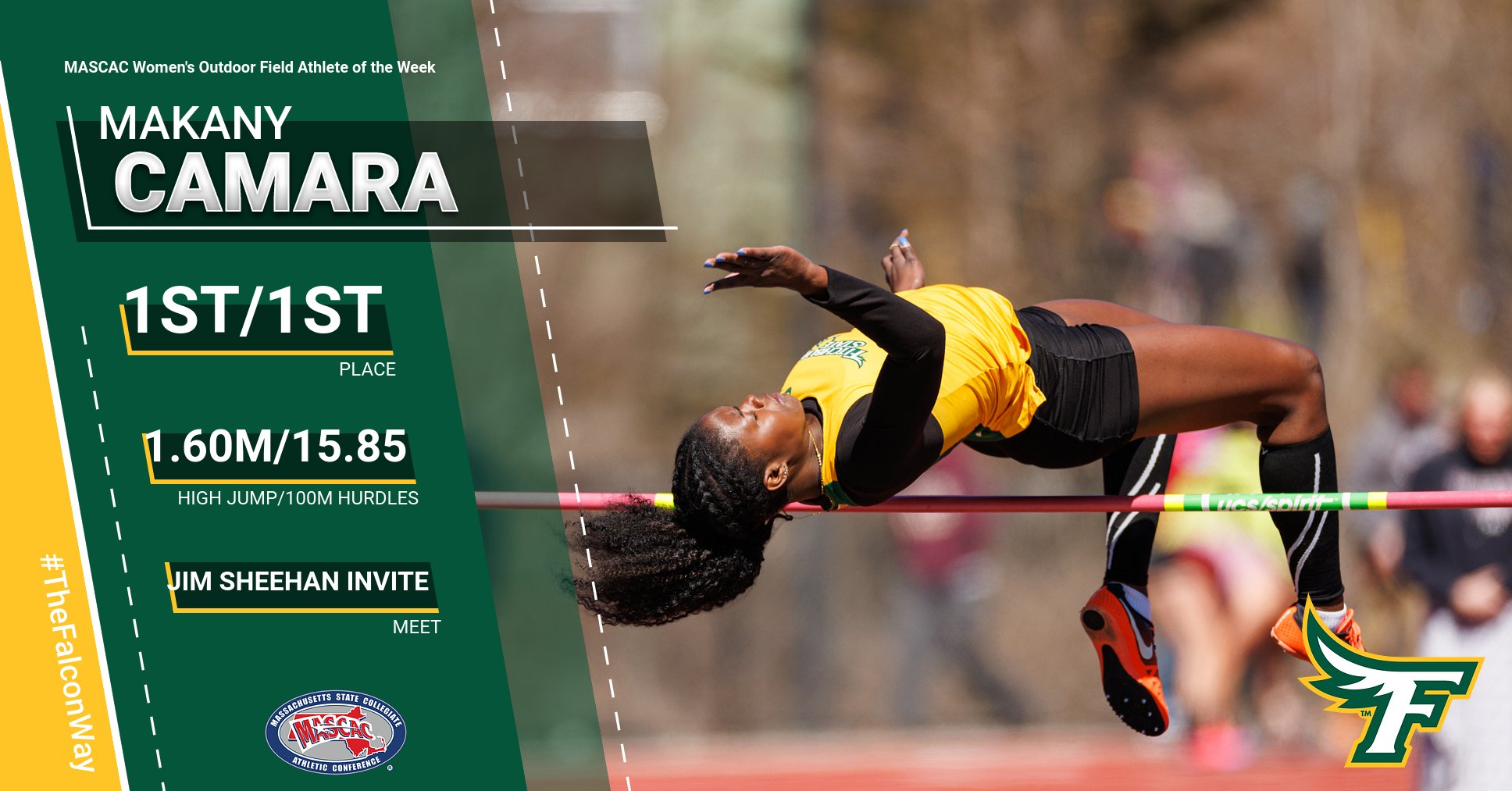 Camara Selected MASCAC WOTK Field Athlete Of The Week