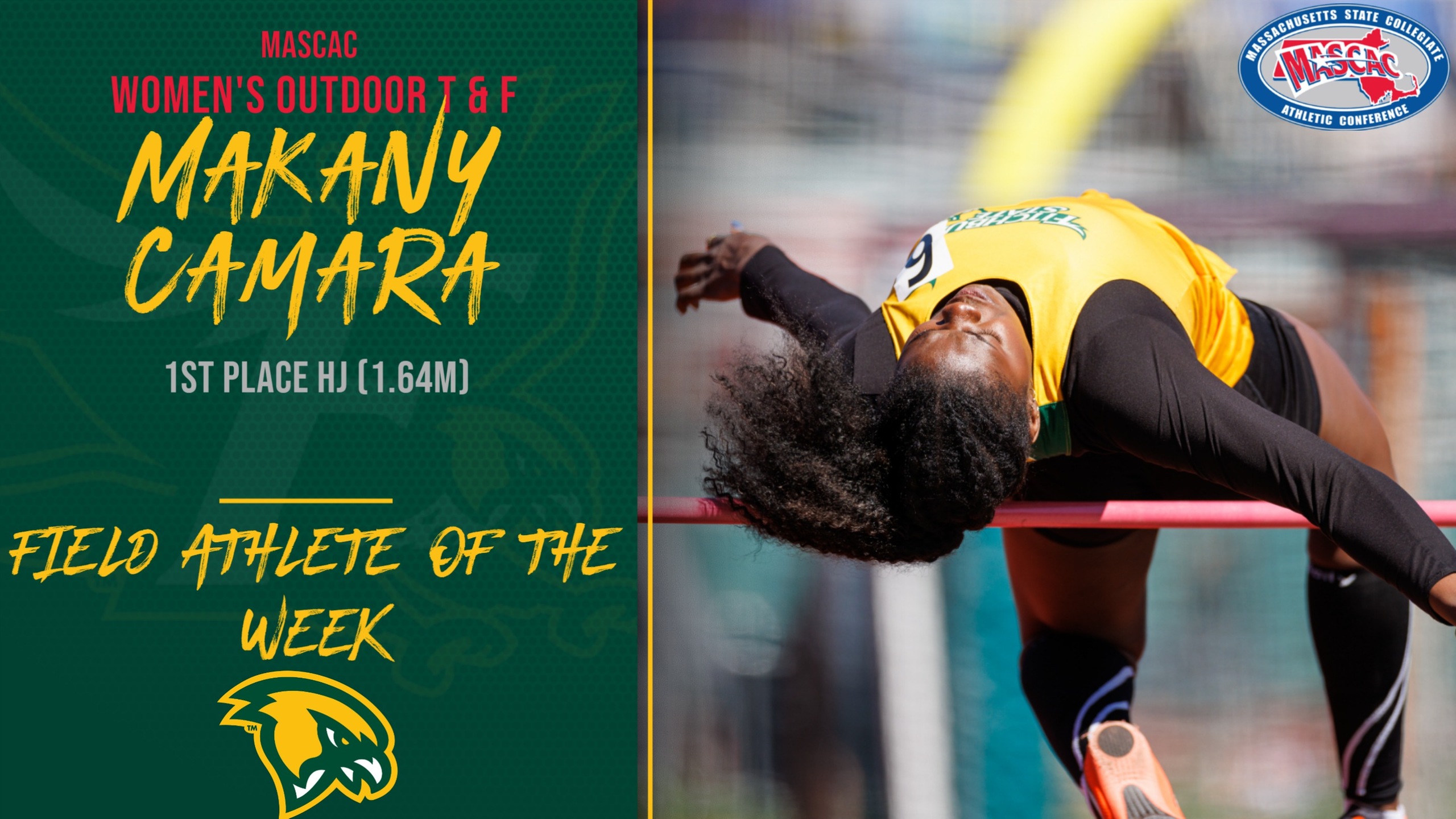 Camara Selected MASCAC Field Athlete Of The Week