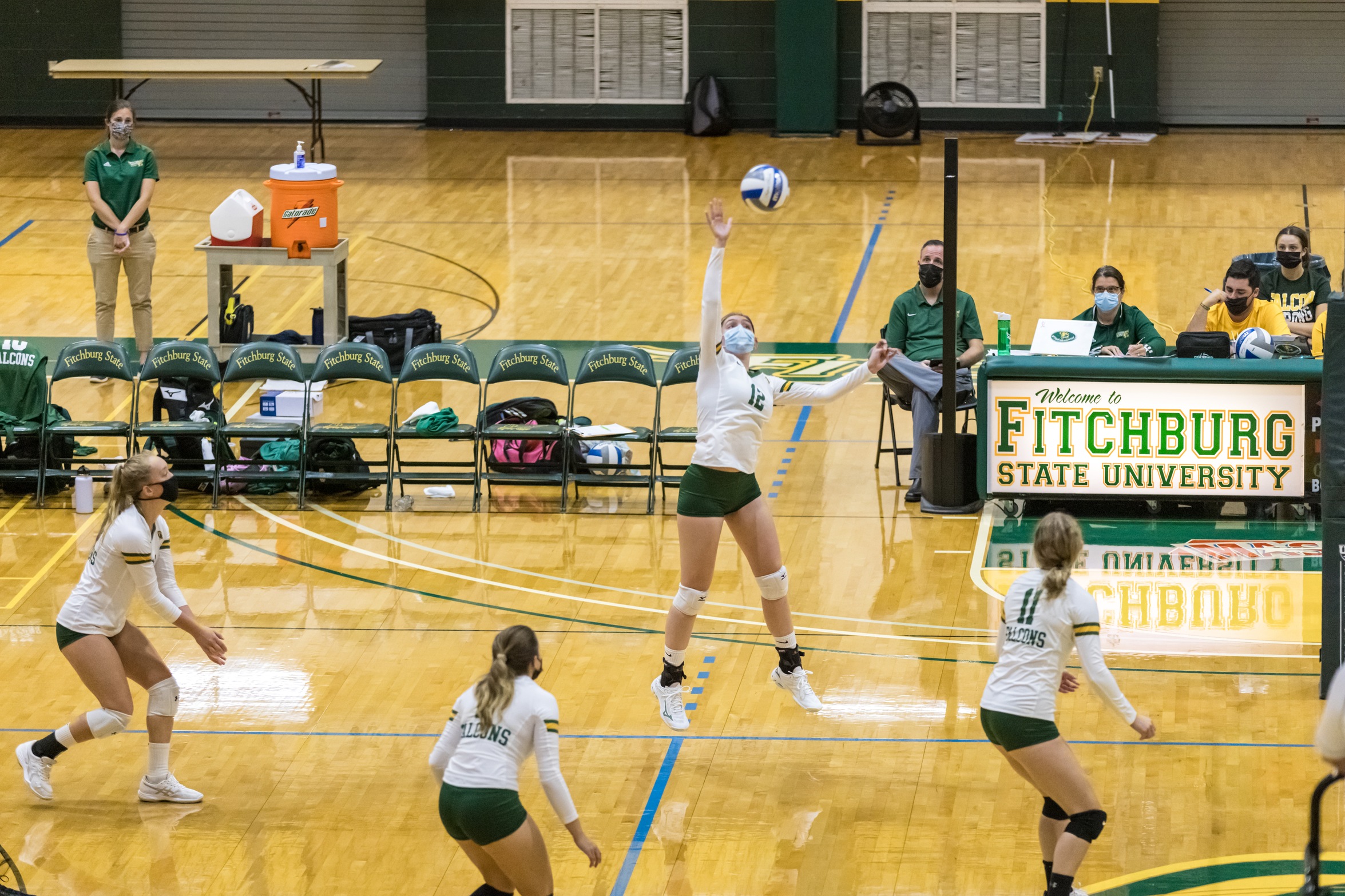 Falcons Edged By Bears In Five Set Thriller
